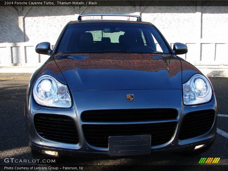 Titanium Metallic / Black 2004 Porsche Cayenne Turbo