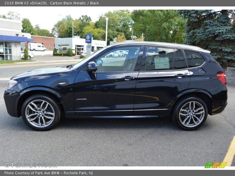  2016 X3 xDrive28i Carbon Black Metallic