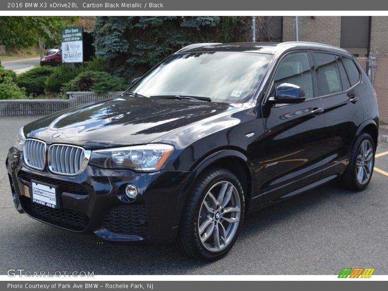 Carbon Black Metallic / Black 2016 BMW X3 xDrive28i