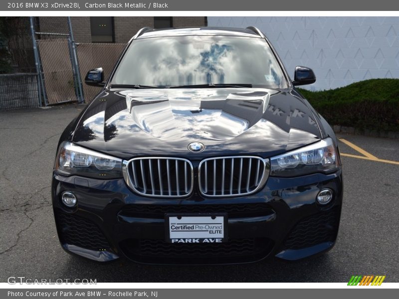 Carbon Black Metallic / Black 2016 BMW X3 xDrive28i