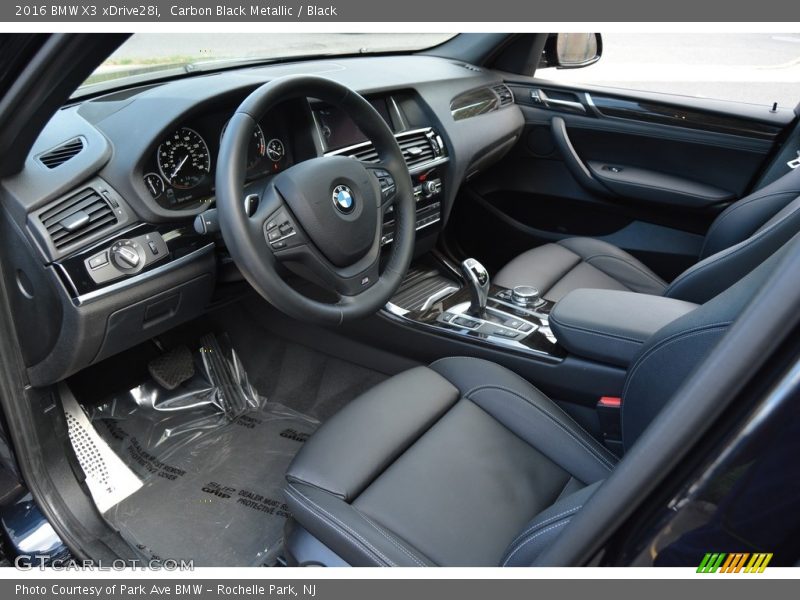 Carbon Black Metallic / Black 2016 BMW X3 xDrive28i