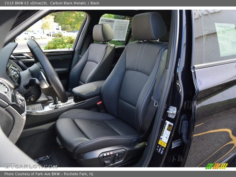 Carbon Black Metallic / Black 2016 BMW X3 xDrive28i