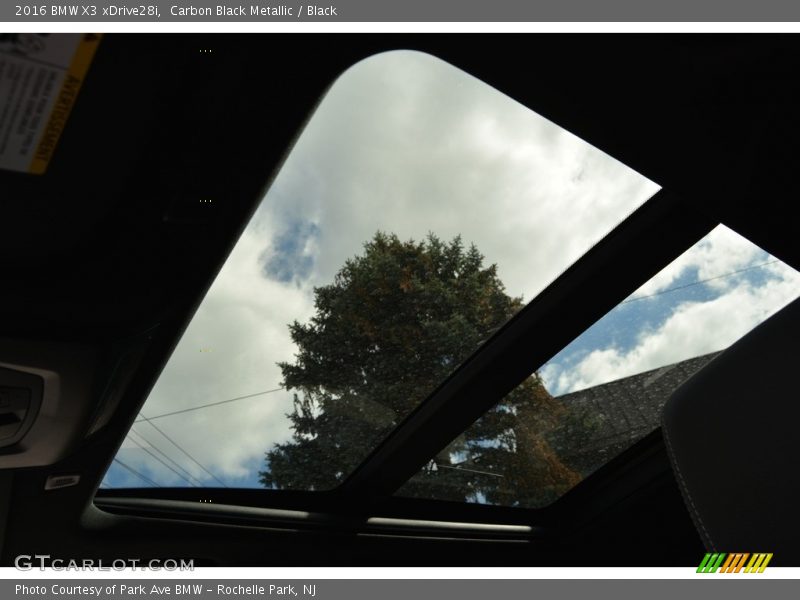 Carbon Black Metallic / Black 2016 BMW X3 xDrive28i