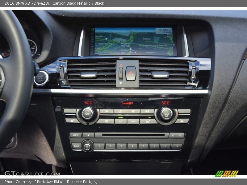 Carbon Black Metallic / Black 2016 BMW X3 xDrive28i