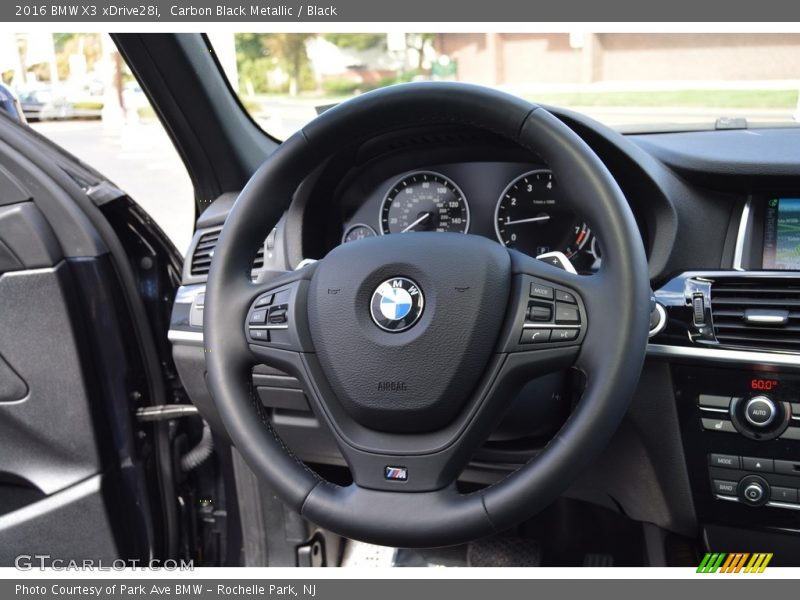 Carbon Black Metallic / Black 2016 BMW X3 xDrive28i