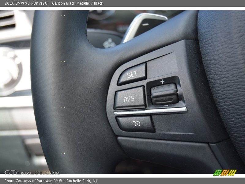 Carbon Black Metallic / Black 2016 BMW X3 xDrive28i