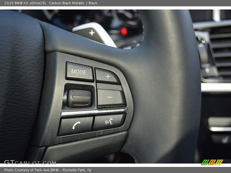 Carbon Black Metallic / Black 2016 BMW X3 xDrive28i