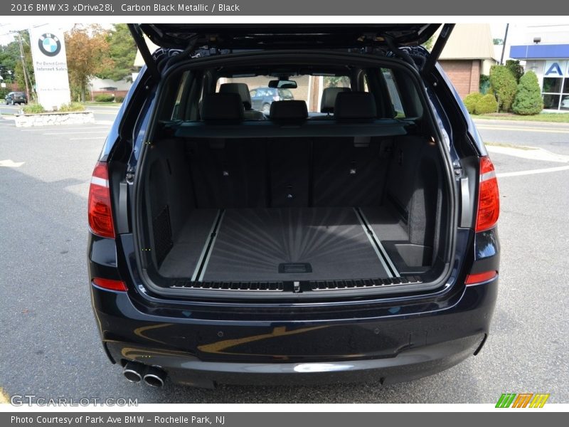 Carbon Black Metallic / Black 2016 BMW X3 xDrive28i