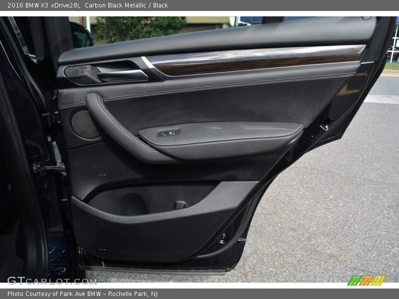 Carbon Black Metallic / Black 2016 BMW X3 xDrive28i