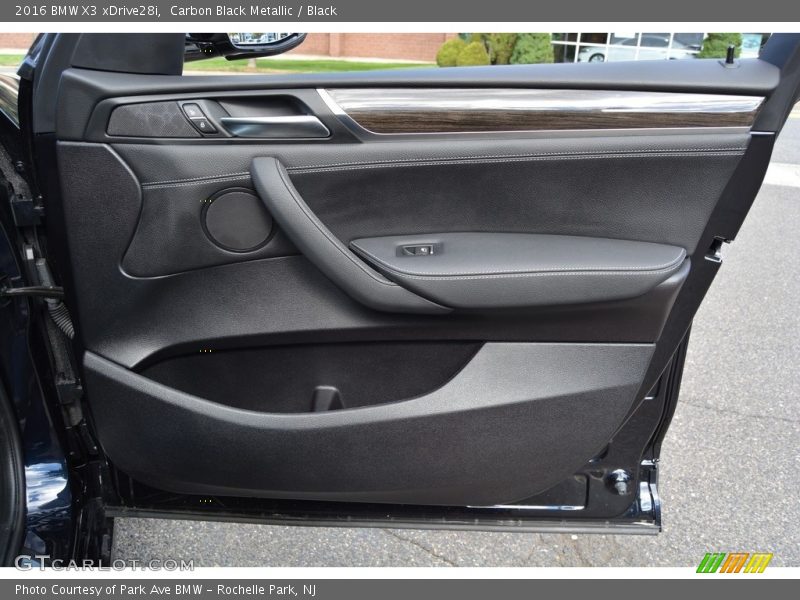 Carbon Black Metallic / Black 2016 BMW X3 xDrive28i