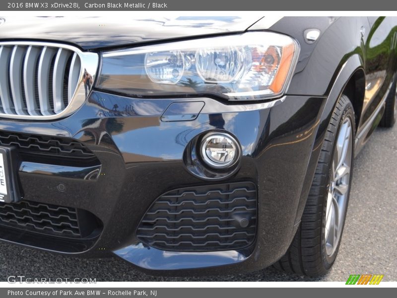 Carbon Black Metallic / Black 2016 BMW X3 xDrive28i