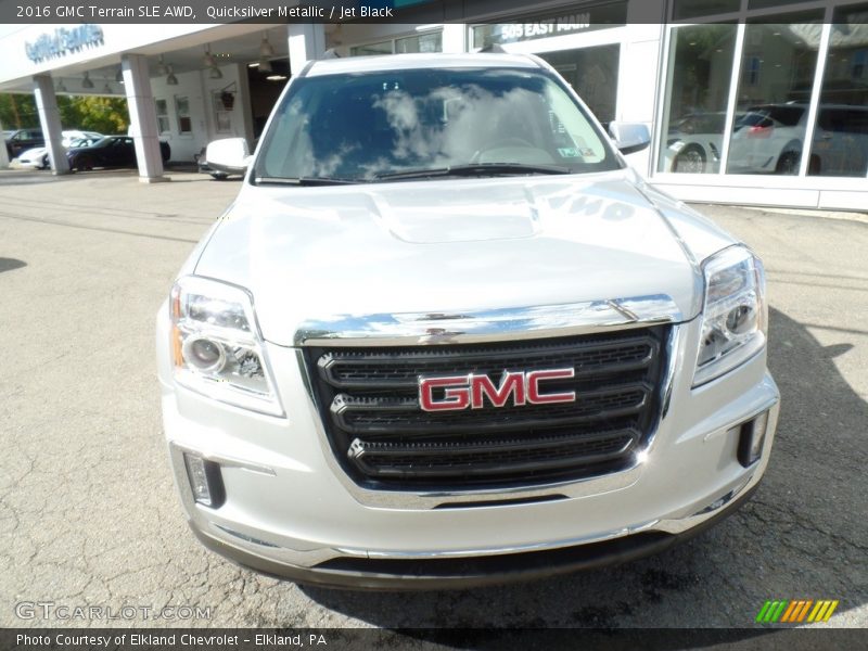 Quicksilver Metallic / Jet Black 2016 GMC Terrain SLE AWD