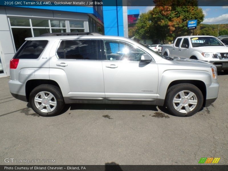 Quicksilver Metallic / Jet Black 2016 GMC Terrain SLE AWD