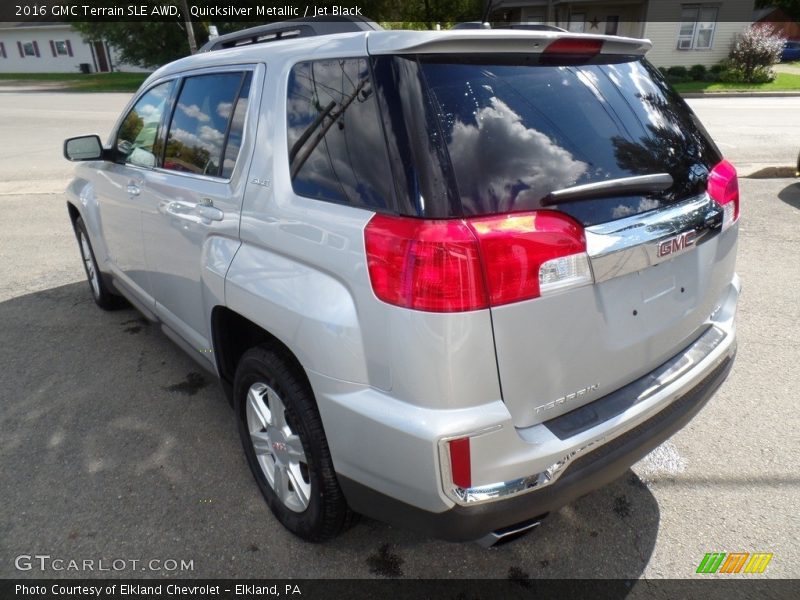 Quicksilver Metallic / Jet Black 2016 GMC Terrain SLE AWD