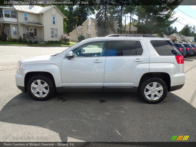 Quicksilver Metallic / Jet Black 2016 GMC Terrain SLE AWD