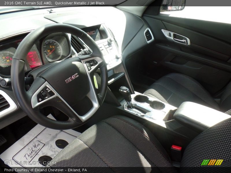 Quicksilver Metallic / Jet Black 2016 GMC Terrain SLE AWD