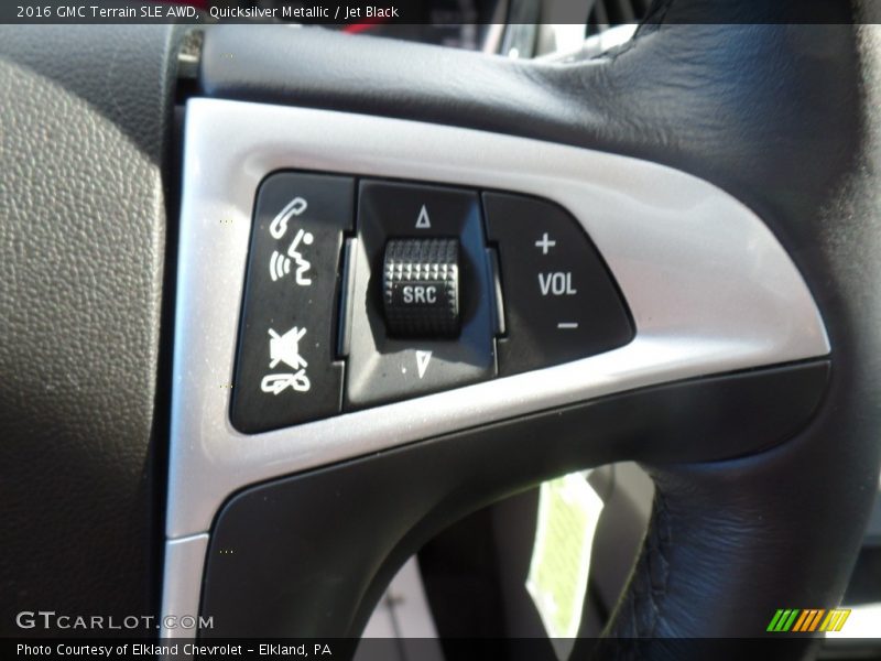 Quicksilver Metallic / Jet Black 2016 GMC Terrain SLE AWD