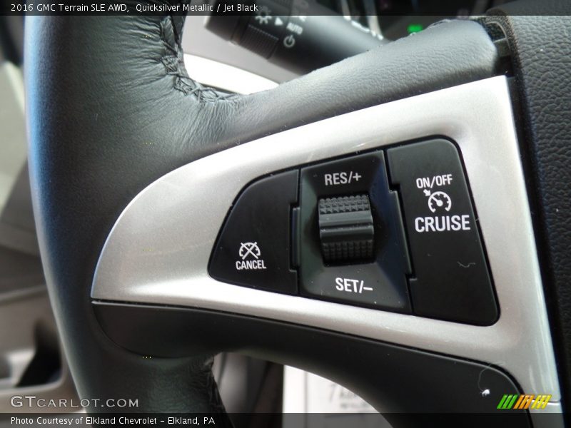 Quicksilver Metallic / Jet Black 2016 GMC Terrain SLE AWD