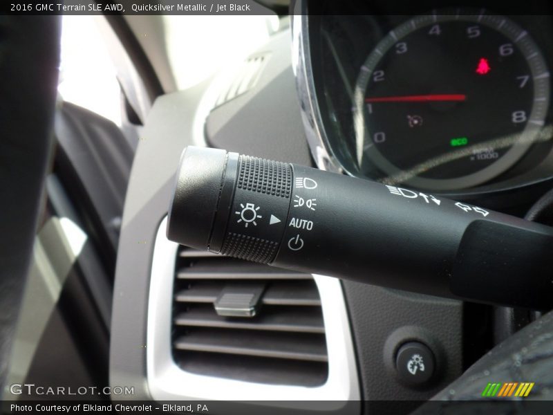 Quicksilver Metallic / Jet Black 2016 GMC Terrain SLE AWD