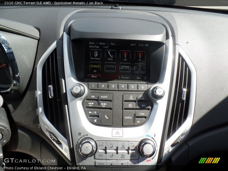 Quicksilver Metallic / Jet Black 2016 GMC Terrain SLE AWD