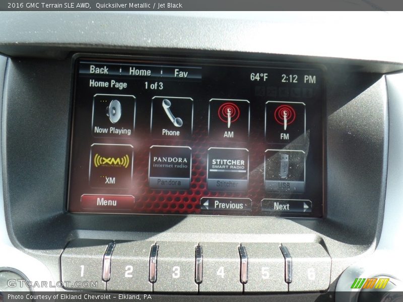 Quicksilver Metallic / Jet Black 2016 GMC Terrain SLE AWD
