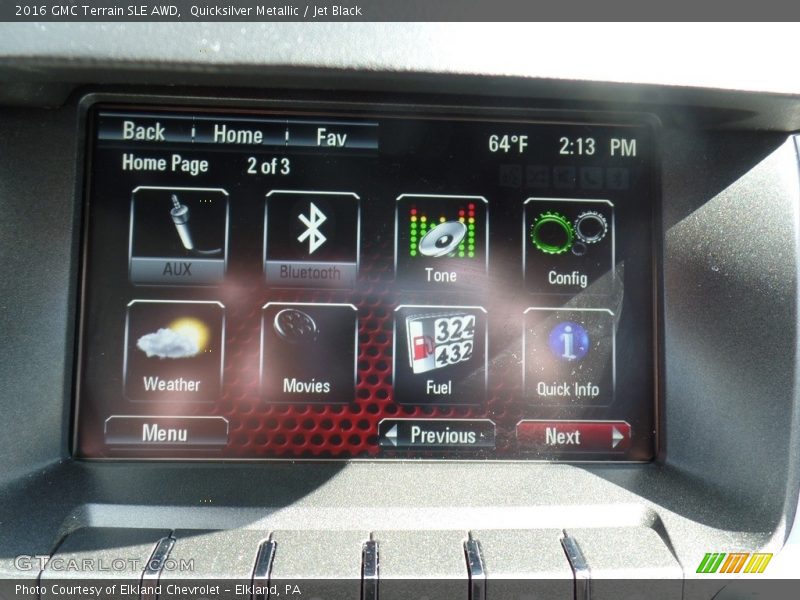 Quicksilver Metallic / Jet Black 2016 GMC Terrain SLE AWD