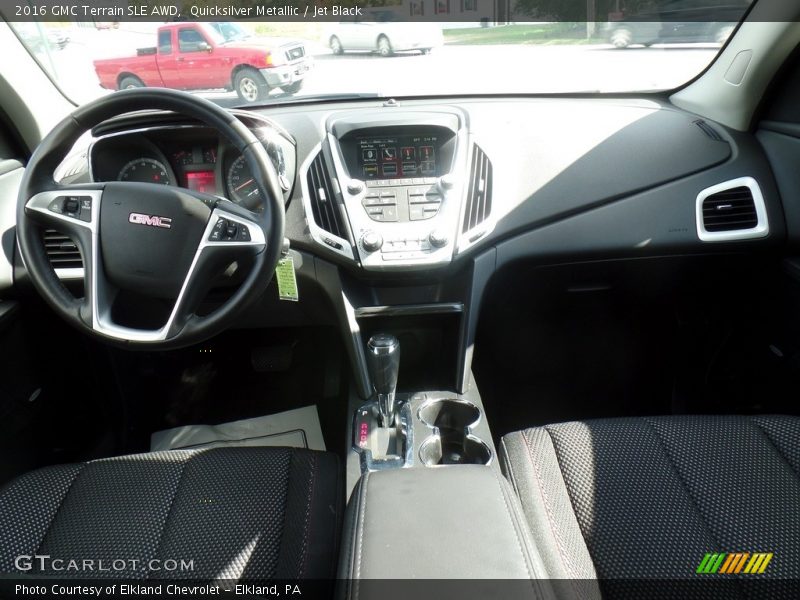 Quicksilver Metallic / Jet Black 2016 GMC Terrain SLE AWD