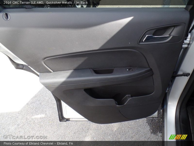 Quicksilver Metallic / Jet Black 2016 GMC Terrain SLE AWD