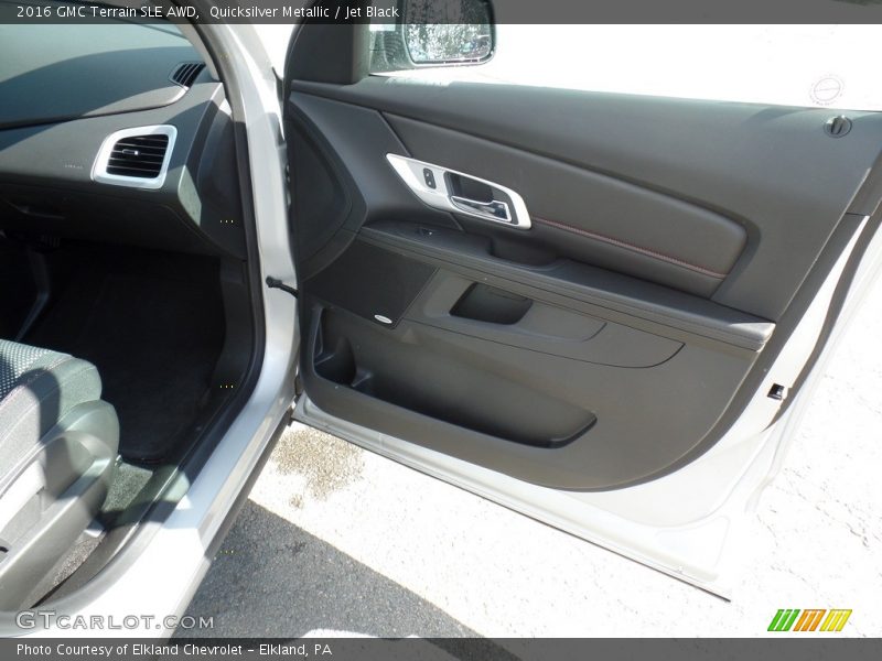 Quicksilver Metallic / Jet Black 2016 GMC Terrain SLE AWD