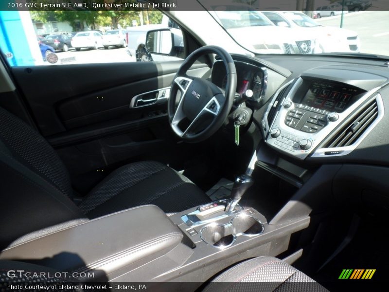 Quicksilver Metallic / Jet Black 2016 GMC Terrain SLE AWD