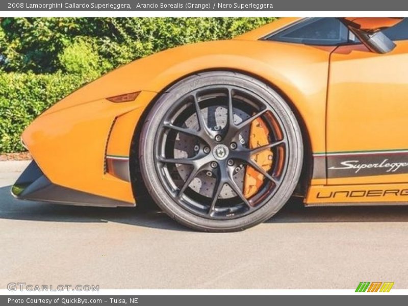 Arancio Borealis (Orange) / Nero Superleggera 2008 Lamborghini Gallardo Superleggera