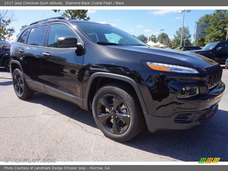 Front 3/4 View of 2017 Cherokee Sport Altitude