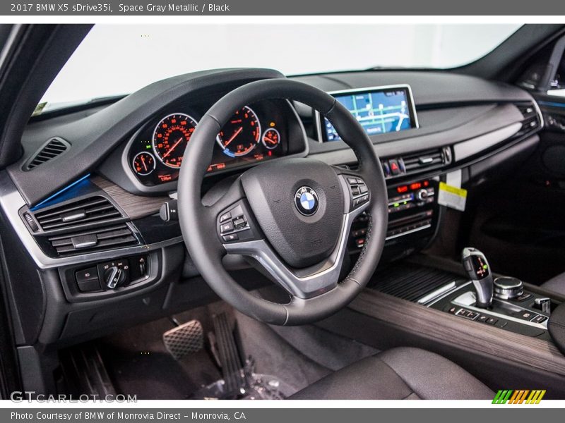 Space Gray Metallic / Black 2017 BMW X5 sDrive35i