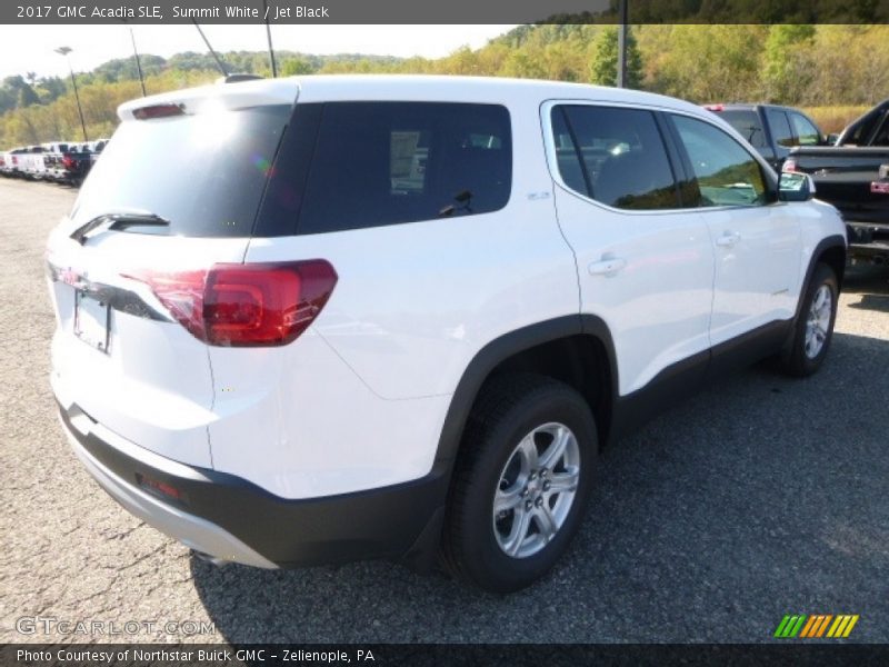 Summit White / Jet Black 2017 GMC Acadia SLE