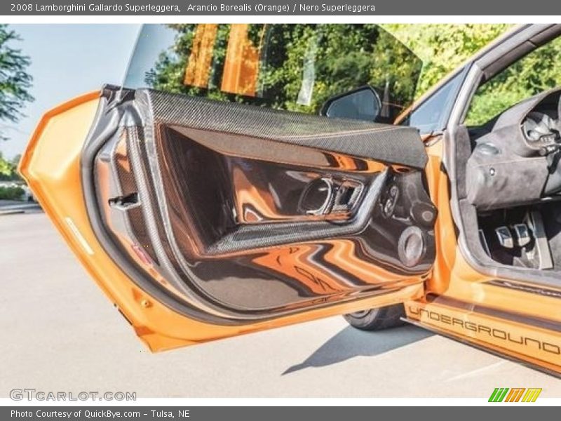 Arancio Borealis (Orange) / Nero Superleggera 2008 Lamborghini Gallardo Superleggera