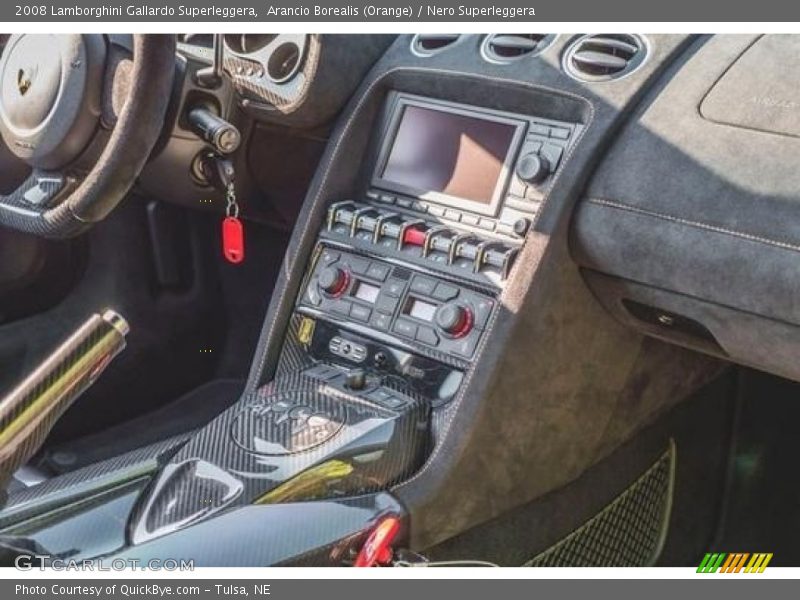 Arancio Borealis (Orange) / Nero Superleggera 2008 Lamborghini Gallardo Superleggera