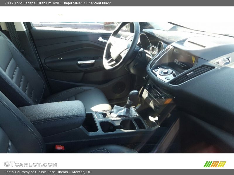 Ingot Silver / Charcoal Black 2017 Ford Escape Titanium 4WD
