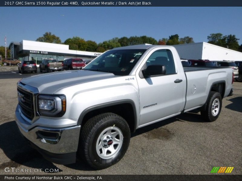 Front 3/4 View of 2017 Sierra 1500 Regular Cab 4WD