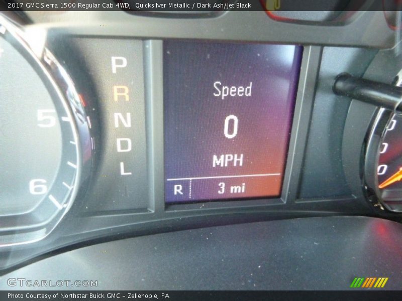 Quicksilver Metallic / Dark Ash/Jet Black 2017 GMC Sierra 1500 Regular Cab 4WD