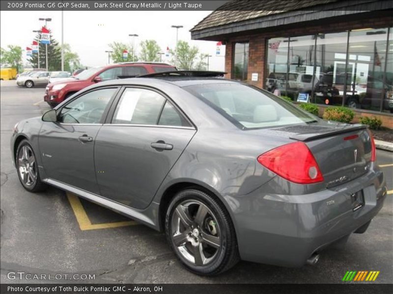 Dark Steel Gray Metallic / Light Taupe 2009 Pontiac G6 GXP Sedan