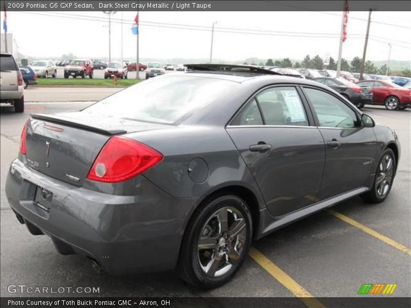 Dark Steel Gray Metallic / Light Taupe 2009 Pontiac G6 GXP Sedan