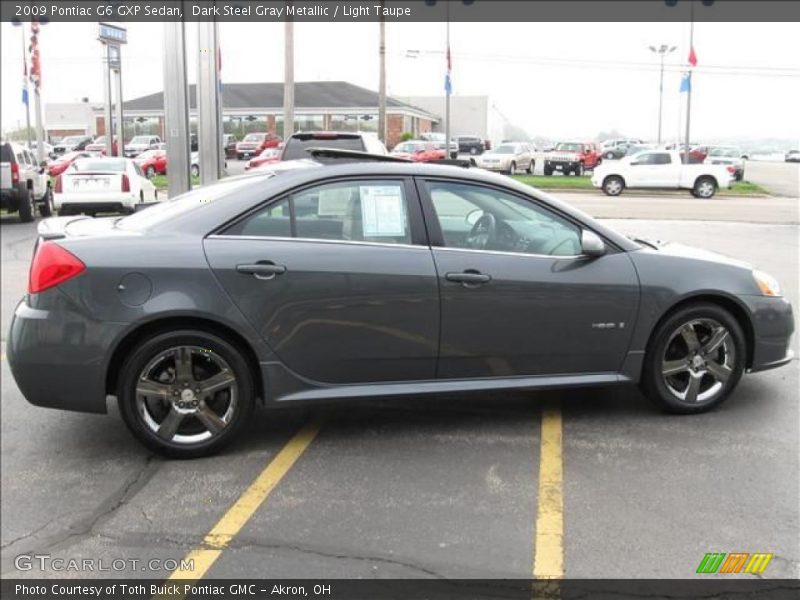 Dark Steel Gray Metallic / Light Taupe 2009 Pontiac G6 GXP Sedan