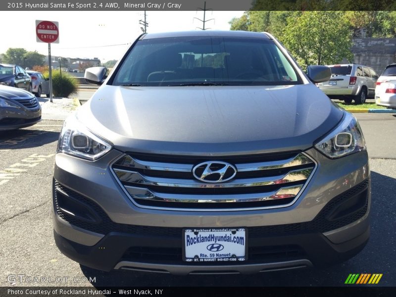 Mineral Gray / Gray 2015 Hyundai Santa Fe Sport 2.4 AWD