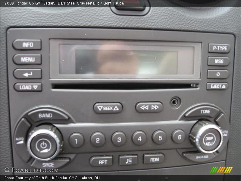 Dark Steel Gray Metallic / Light Taupe 2009 Pontiac G6 GXP Sedan