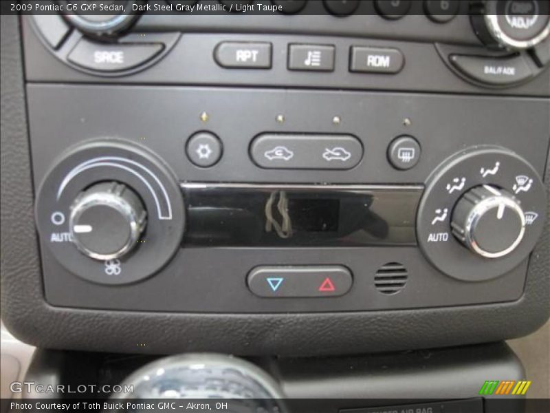 Dark Steel Gray Metallic / Light Taupe 2009 Pontiac G6 GXP Sedan