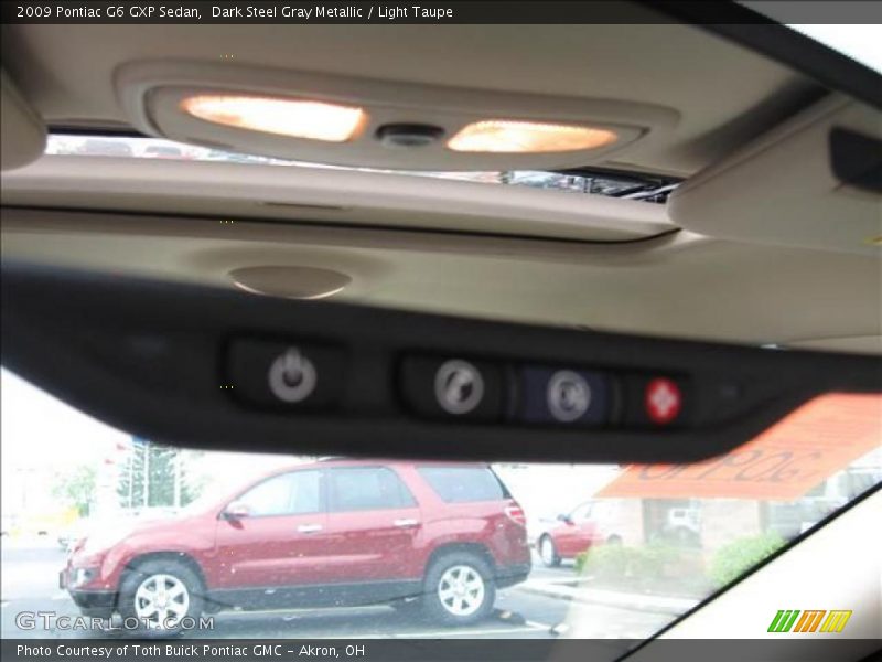 Dark Steel Gray Metallic / Light Taupe 2009 Pontiac G6 GXP Sedan
