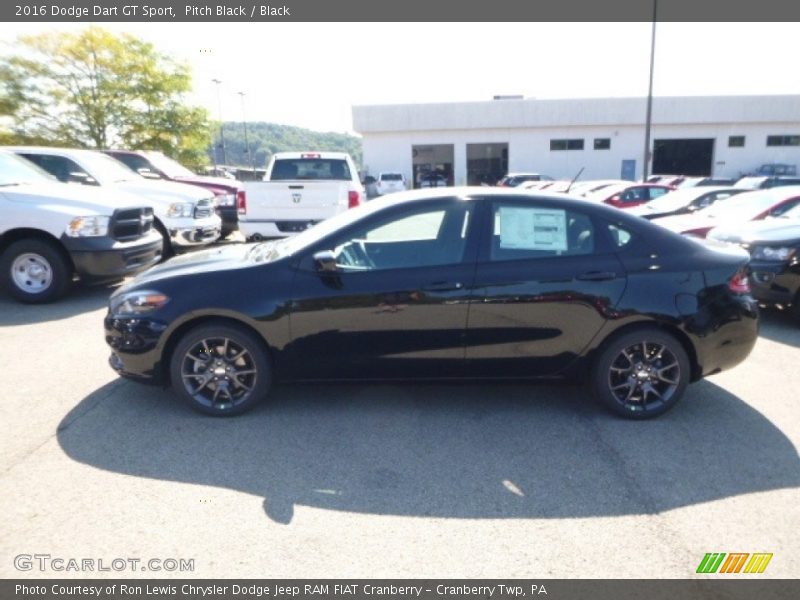 Pitch Black / Black 2016 Dodge Dart GT Sport
