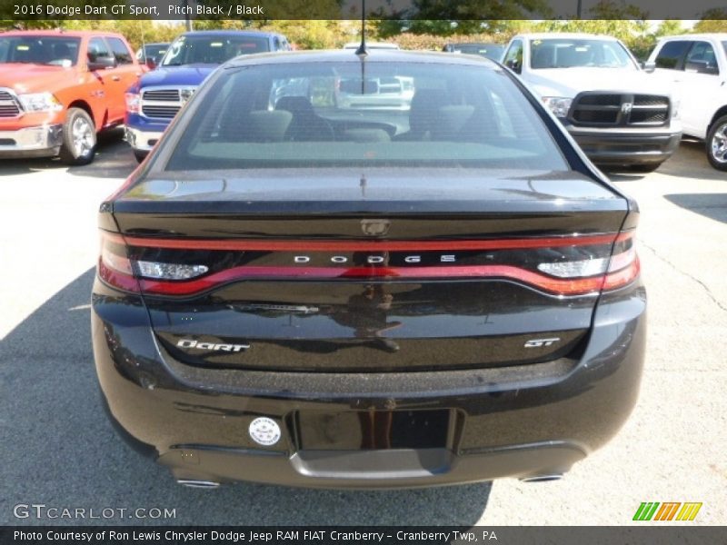 Pitch Black / Black 2016 Dodge Dart GT Sport