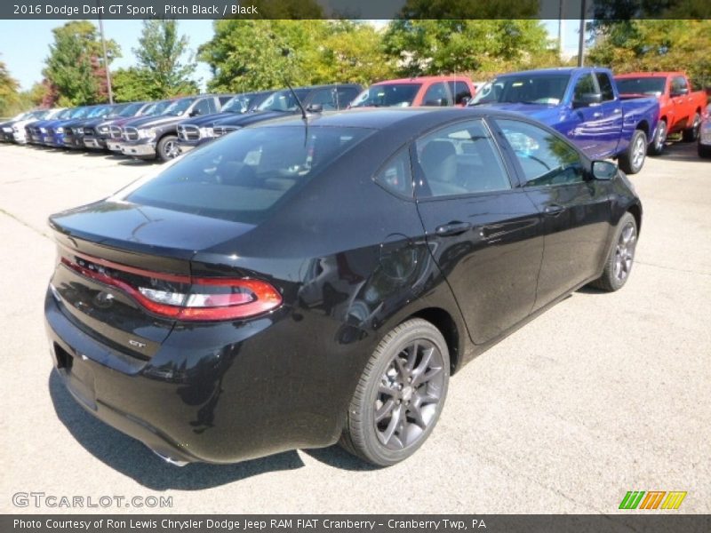 Pitch Black / Black 2016 Dodge Dart GT Sport