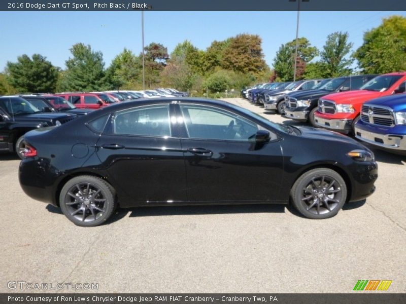 Pitch Black / Black 2016 Dodge Dart GT Sport